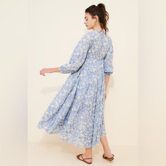 Free People Pappiet Floral Midi Dress - Picture 2 of 10
